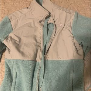 excellent condition blue and grey north face